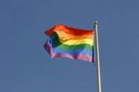 Bandeira do símbolo aliança LGBTQIA+